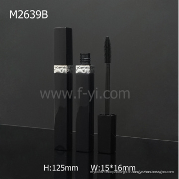 Elegant Square Black Slim Empty Mascara Tube